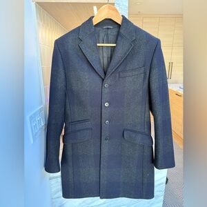 PS Paul Smith Black Satin Lined Coat